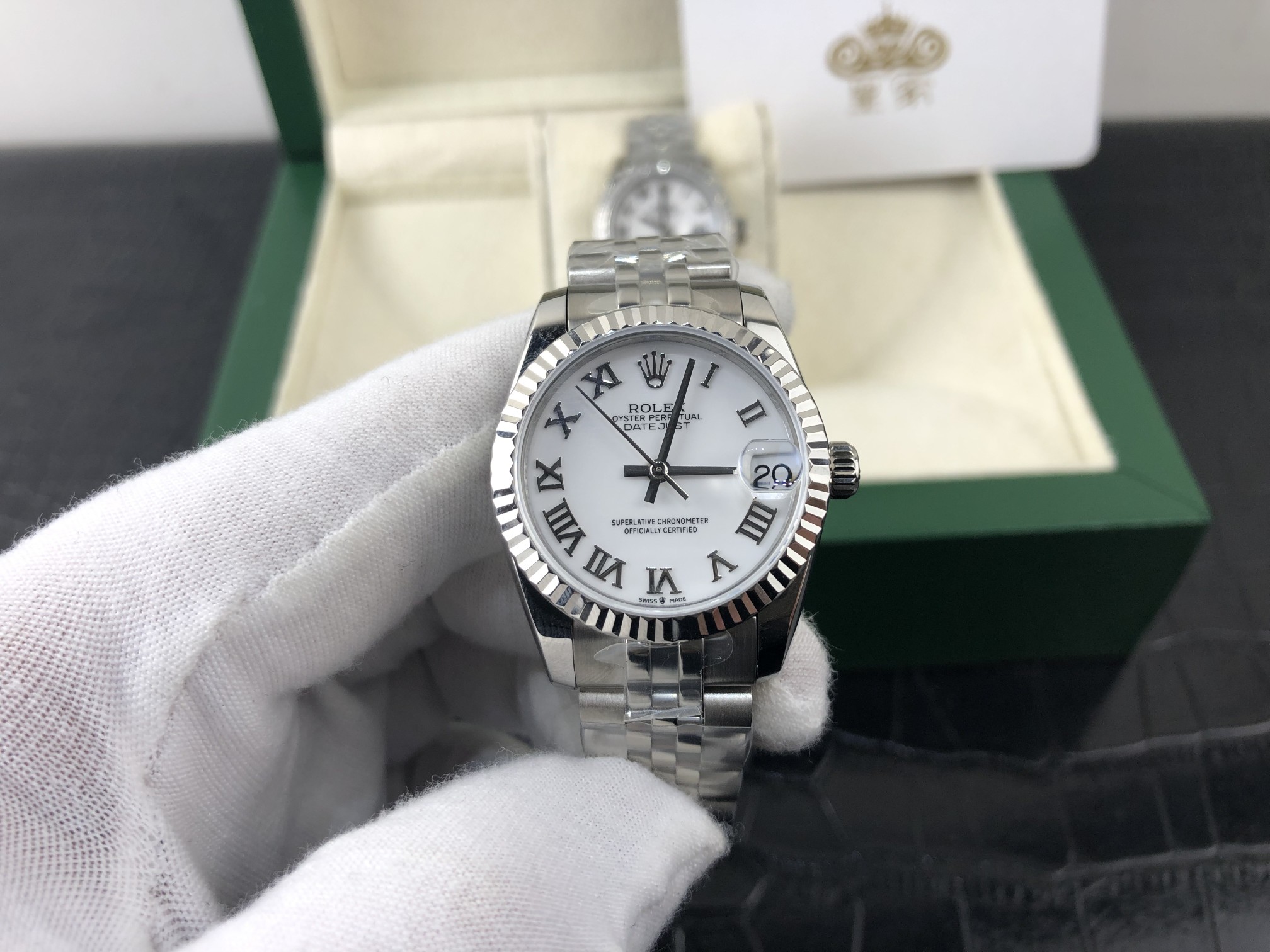 Rolex 皇家 劳力士日志系列白色表盘女表