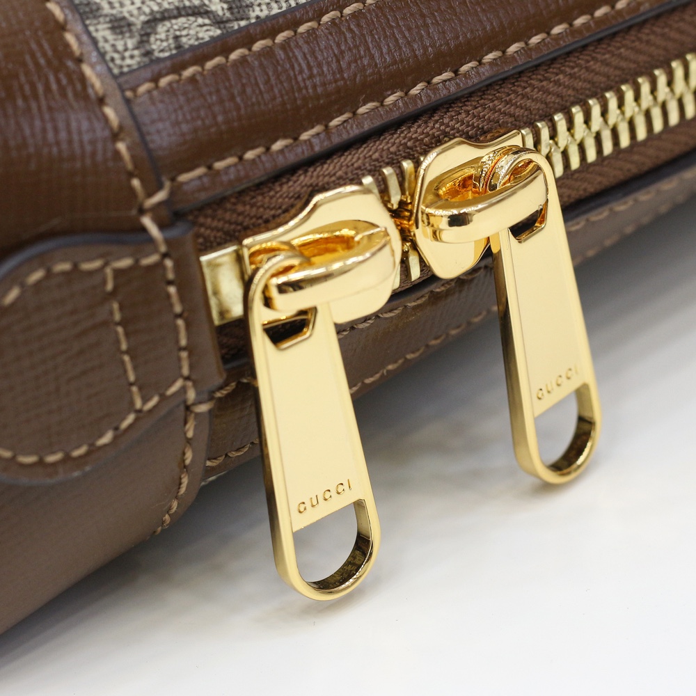 GUCCI 1955马衔扣系列Mini贝壳包 640716棕色