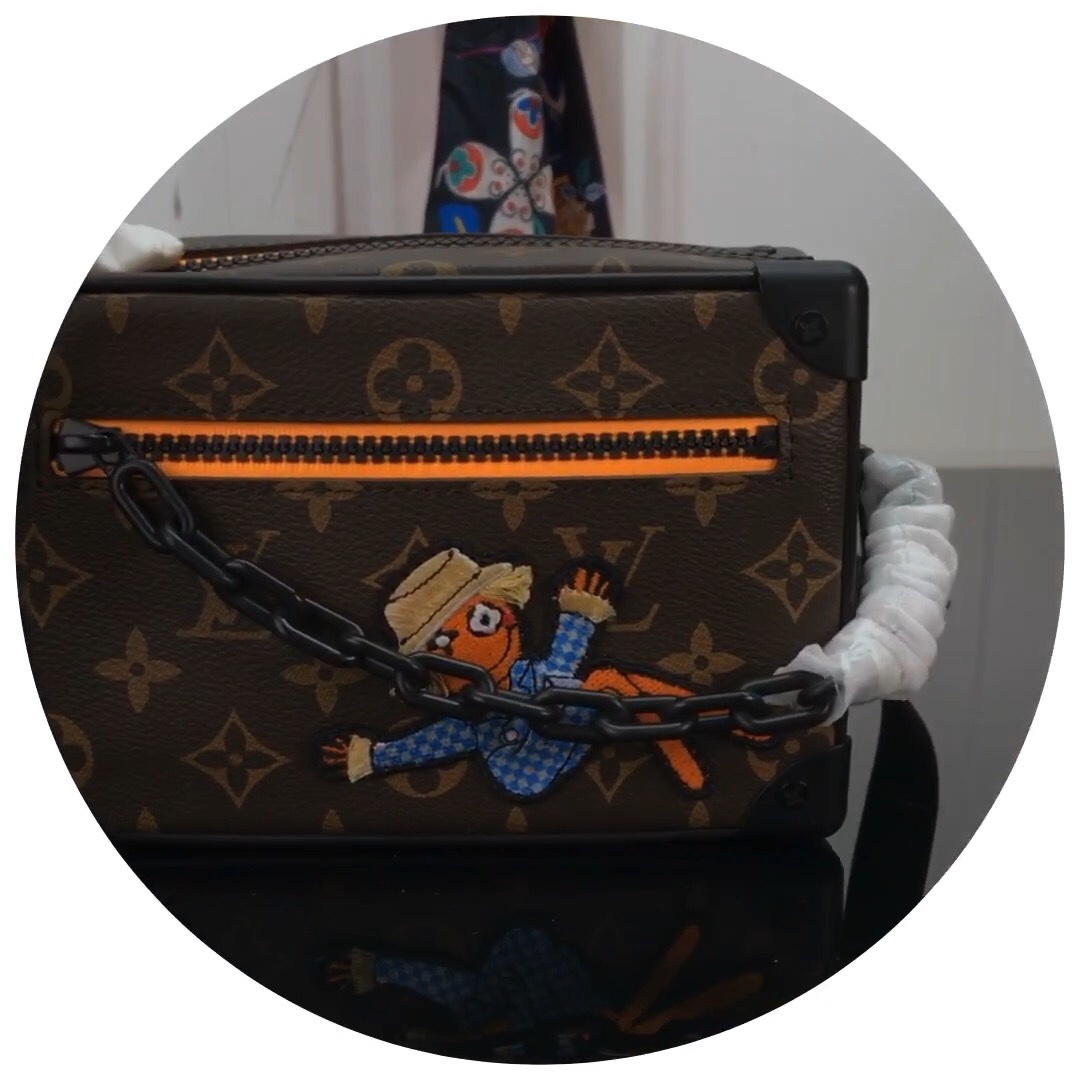 Louis Vuitton LV Soft Trunk Crossbody & Shoulder Bags Embroidery Monogram Canvas Spring/Summer Collection Chains m80159