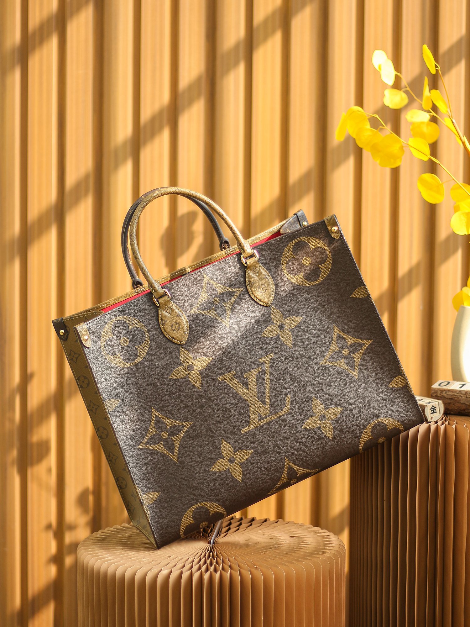 大号新款M45320法国原厂皮/纯钢五金️尺寸41*34*19cm️新款onthegotote托特包今年