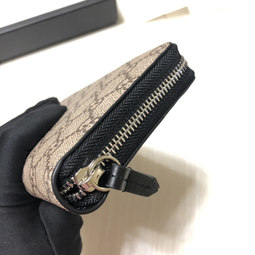 官网同步💋G家丝印图案拉链包系列👍🏻👍🏻12个卡片隔层和3个钞票隔层💋💋💋 款号:,尺寸:19×10.5