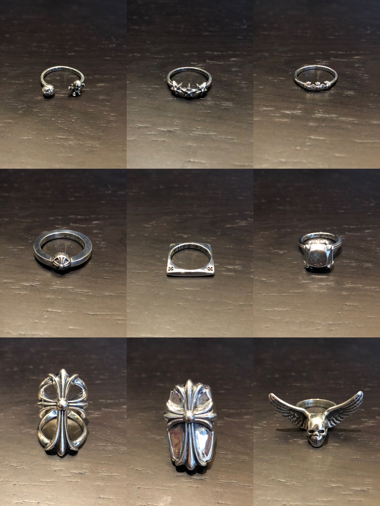 Chrome Hearts 𝐂𝐡𝐫𝐨𝐦𝐞 𝐡𝐞𝐚𝐫𝐭𝐬 克罗心戒指 圈图下单