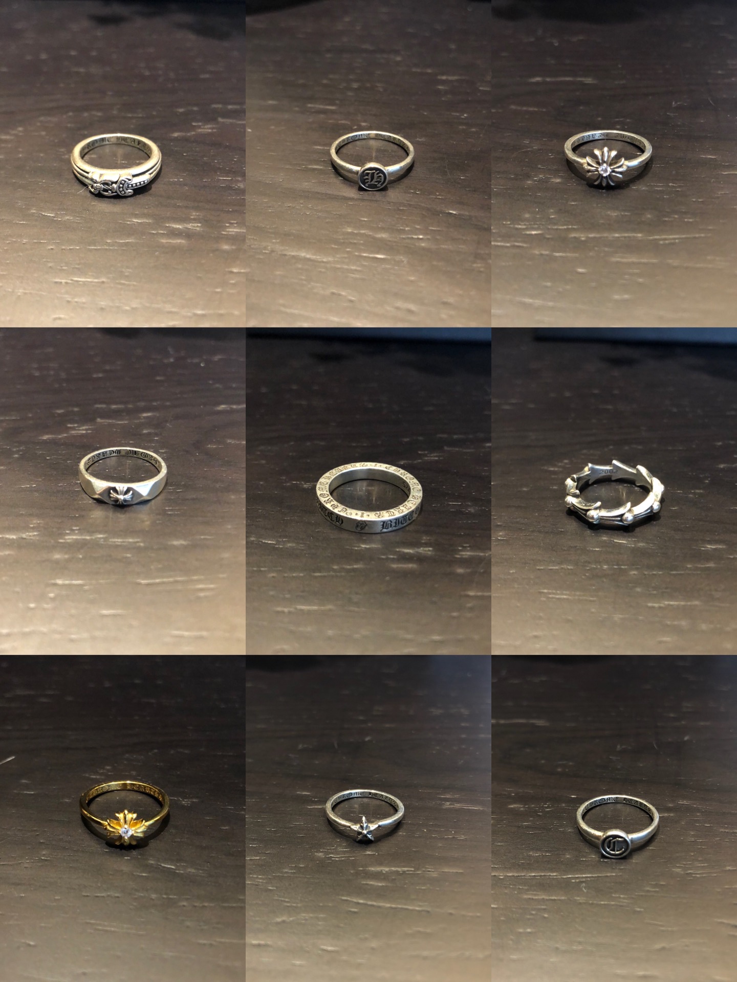 Chrome Hearts 𝐂𝐡𝐫𝐨𝐦𝐞 𝐡𝐞𝐚𝐫𝐭𝐬 克罗心戒指 圈图下单