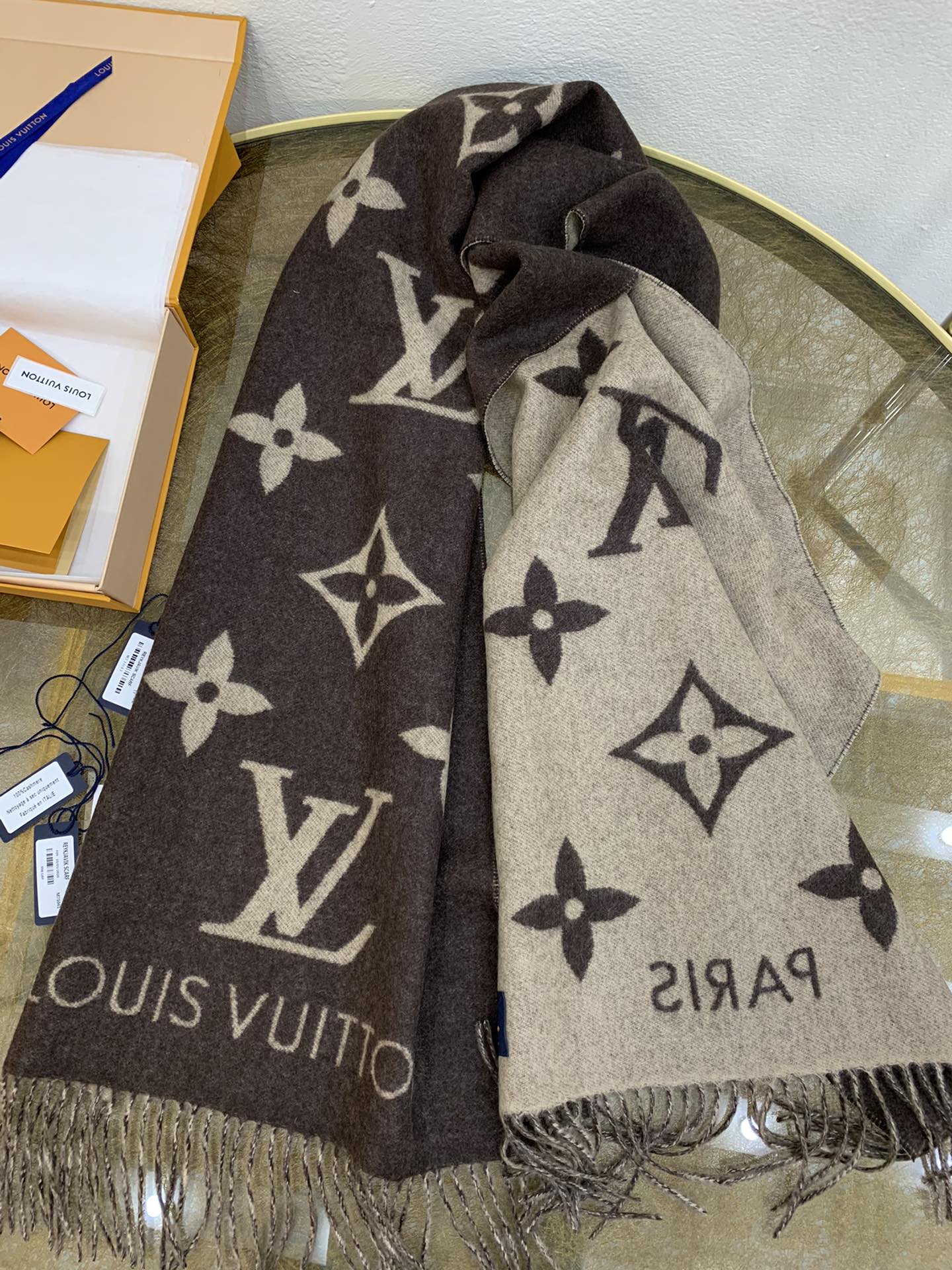 LV路易威登流苏饰边100%羊绒Reykjavik 围巾M75704#M75505#M71040#M71041#M76637#M76067