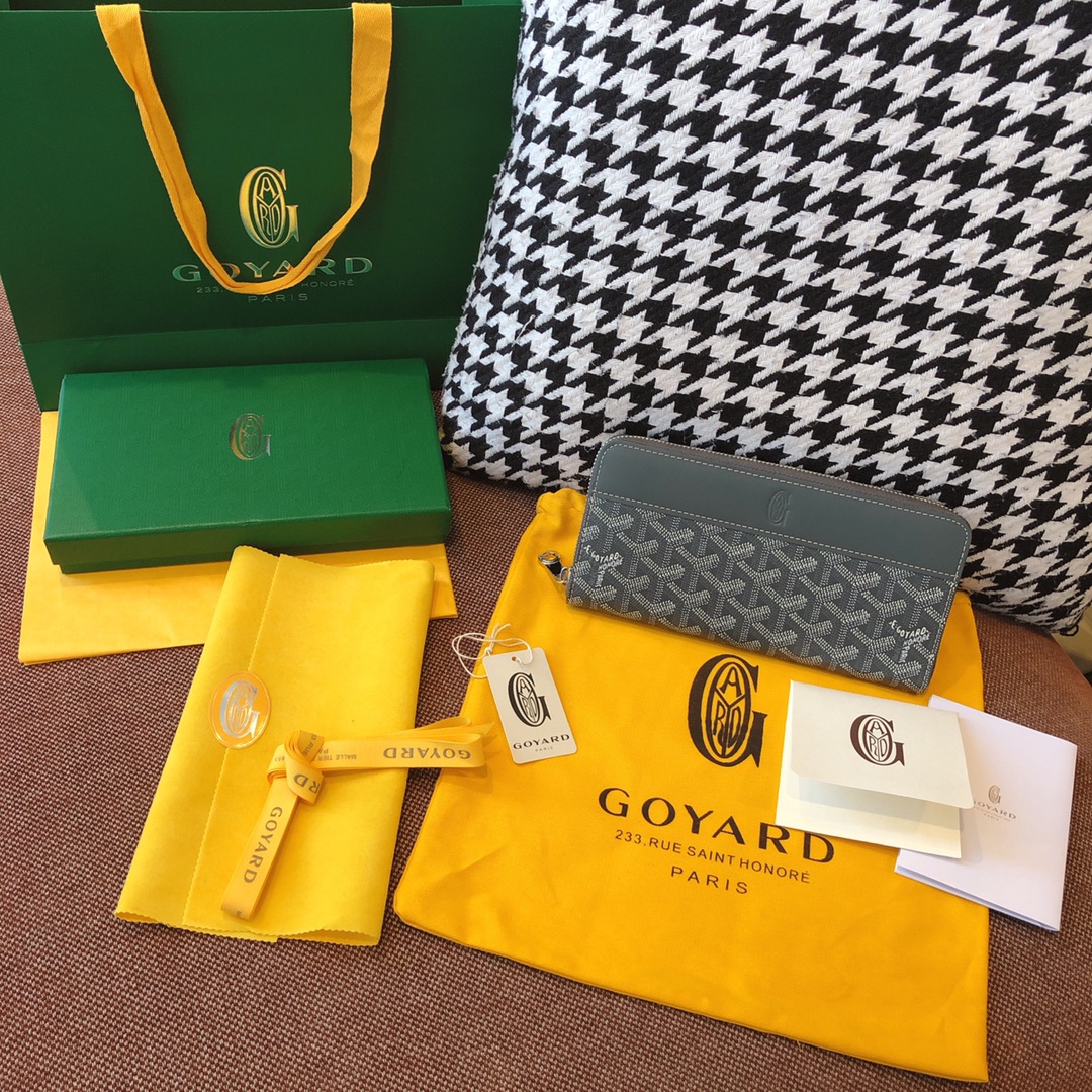 Goyard Portefeuille Kalfsleer Koeienhuid