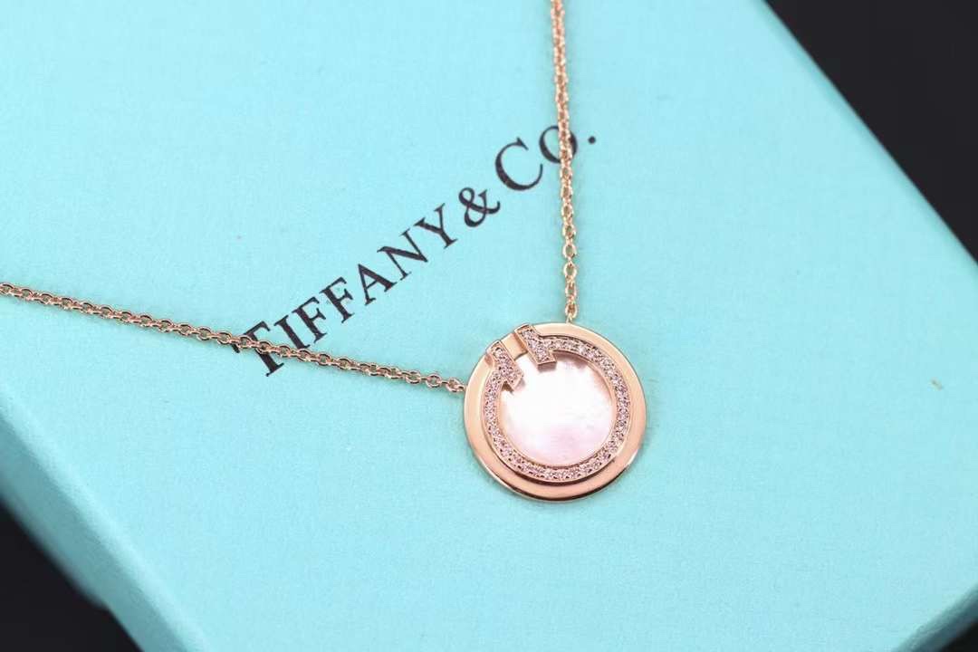 Tiffany & Co. Tiffany&Co. 2020新款TWO圆圈双T项链
