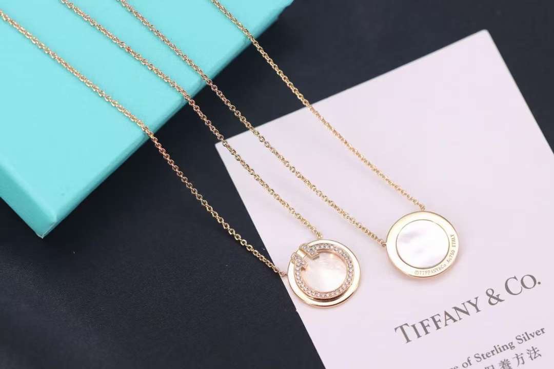 Tiffany & Co. Tiffany&Co. 2020新款TWO圆圈双T项链