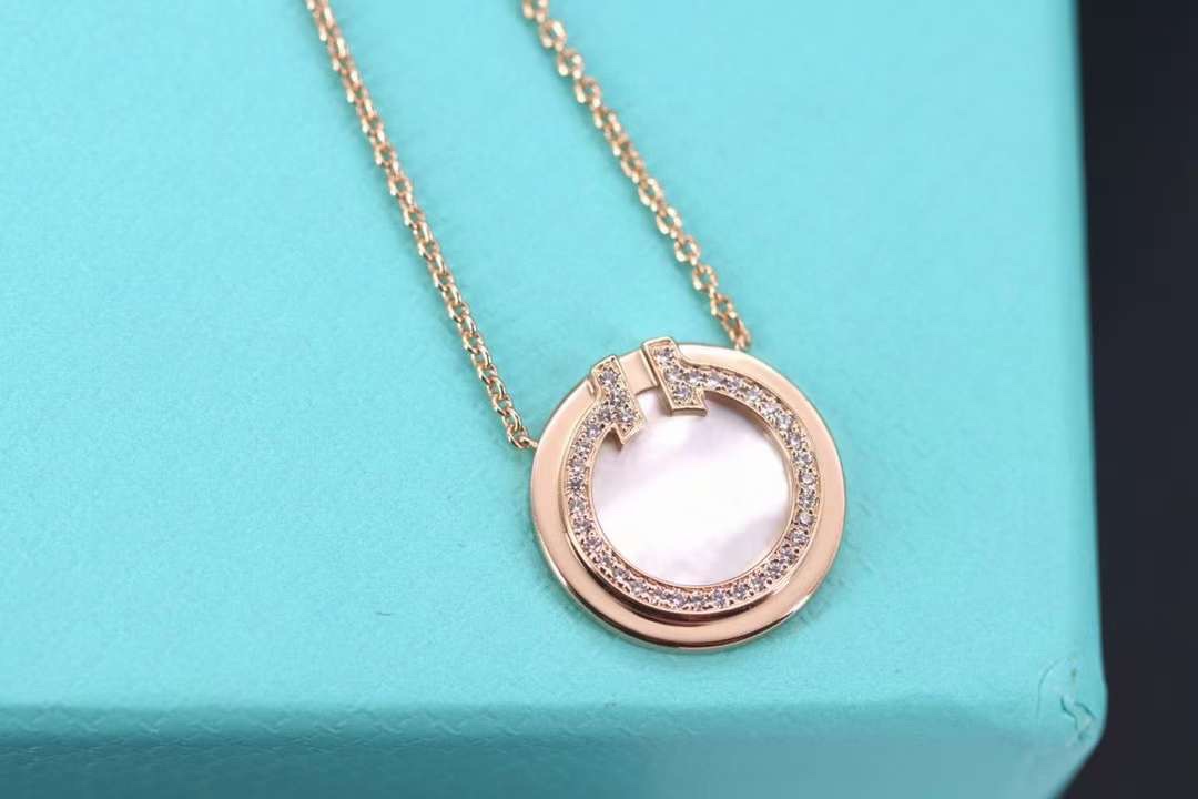 Tiffany & Co. Tiffany&Co. 2020新款TWO圆圈双T项链