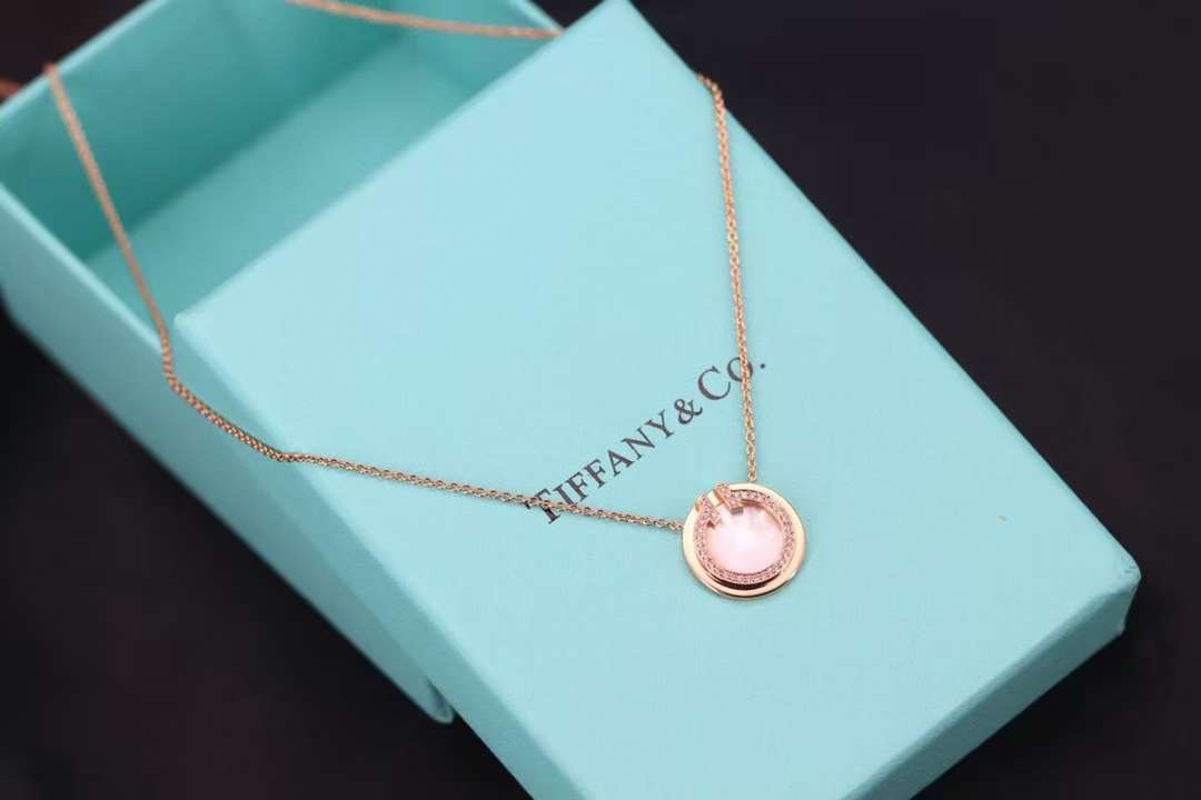 Tiffany & Co. Tiffany&Co. 2020新款TWO圆圈双T项链