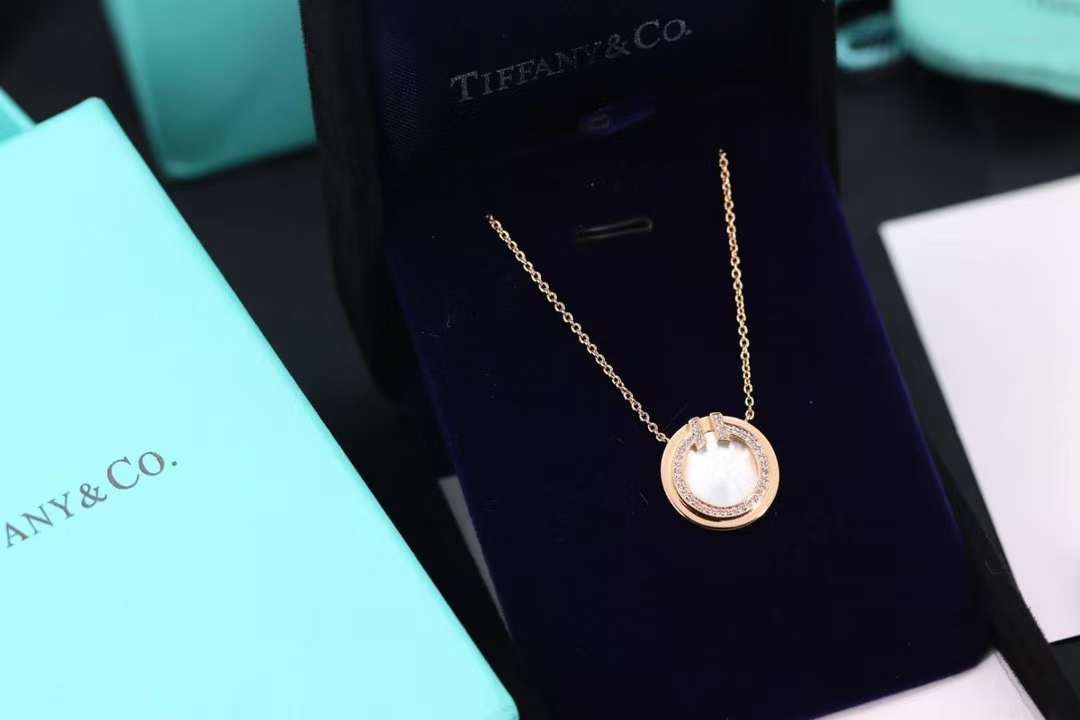 Tiffany & Co. Tiffany&Co. 2020新款TWO圆圈双T项链