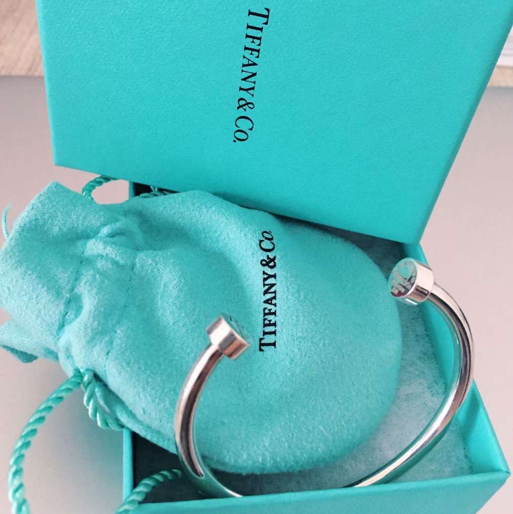 Tiffany & Co. Tiffany&Co. Return to T圆圈纯银情侣手镯