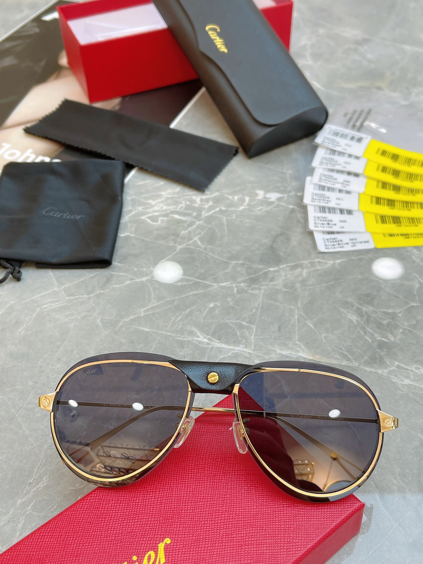 [Cartier Eyewear]Purchasing Quality Original QR code barcode packaging bag [Ca