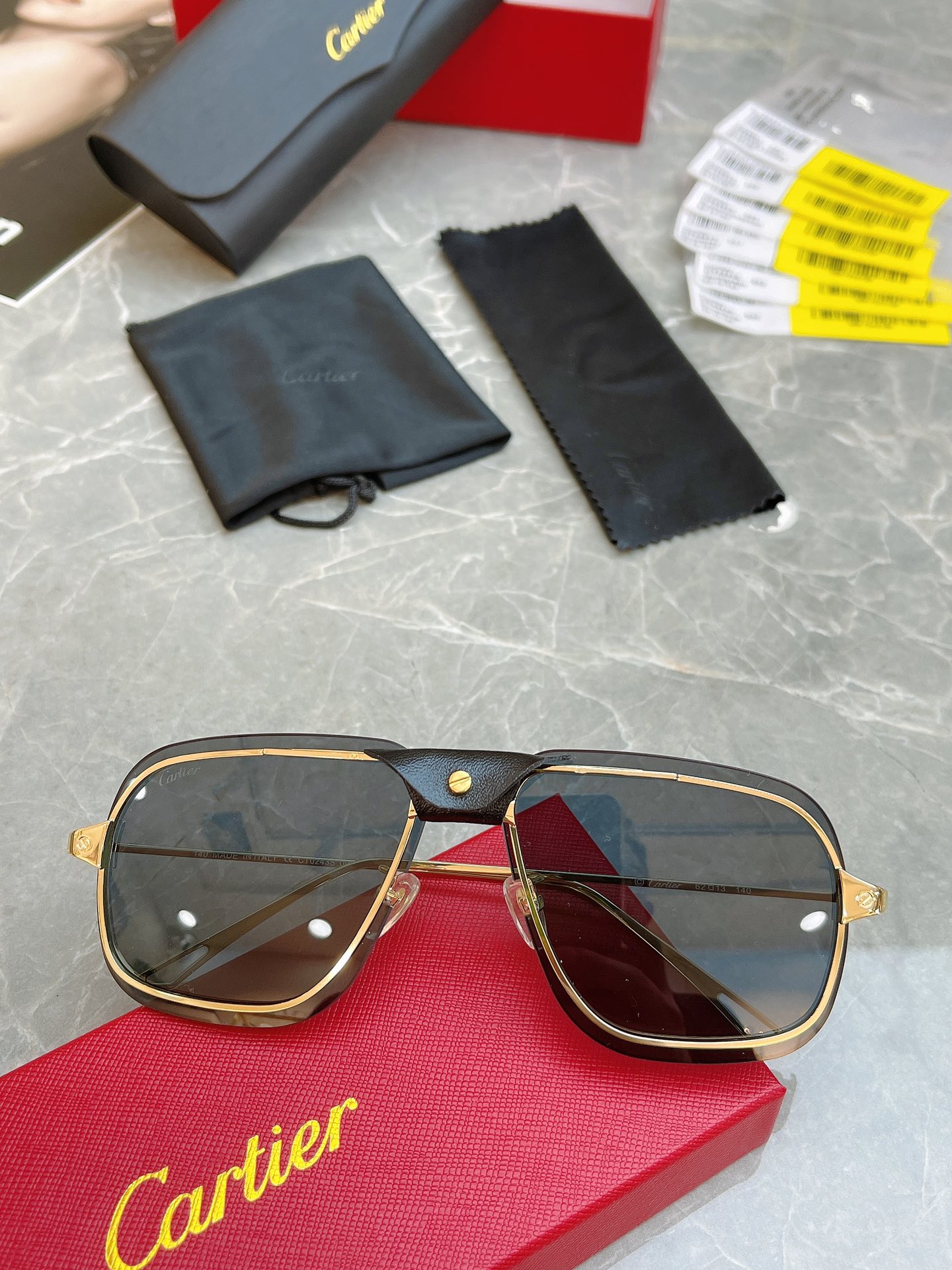 [Cartier Eyewear]Purchasing Quality Original QR code barcode packaging bag [Ca