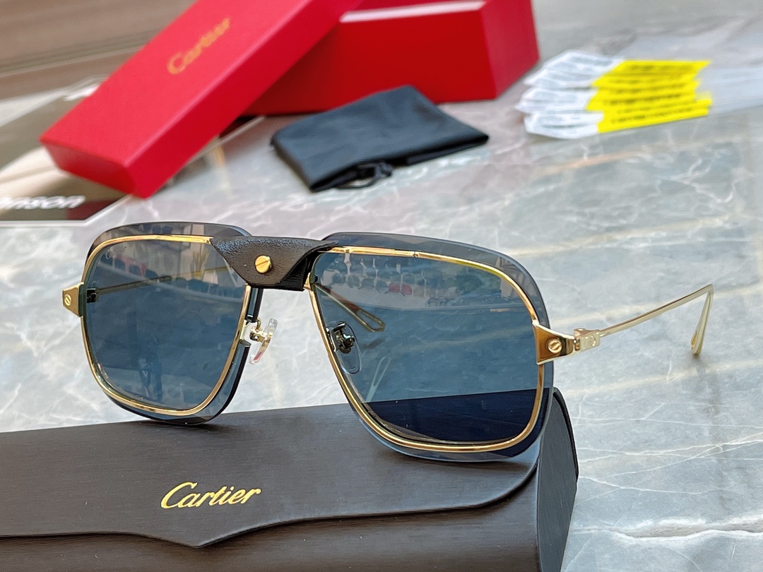 [Cartier Eyewear]Super cool sunglassesSize: 62, 13, 140