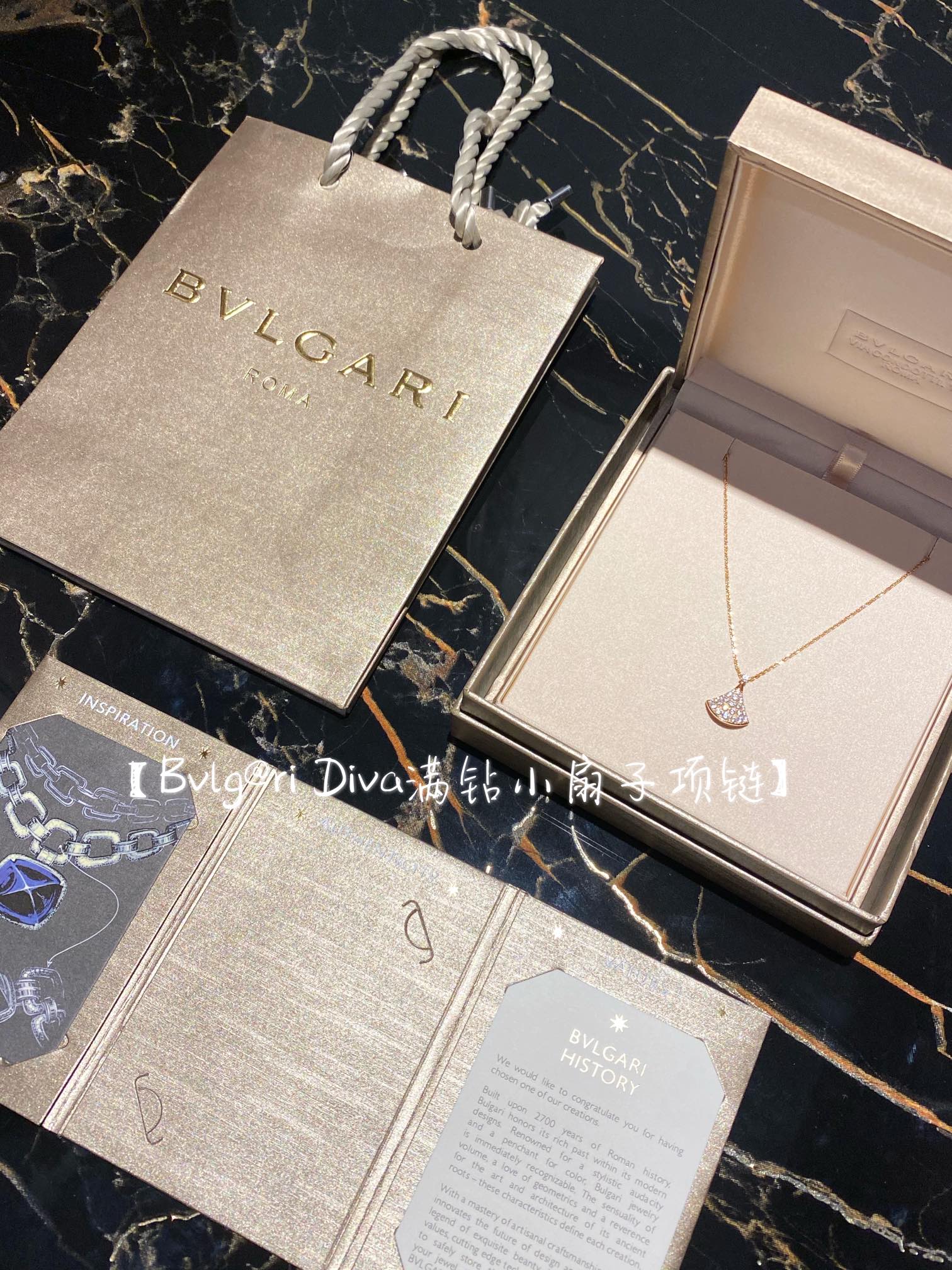 BVLGARI Spring Necklace Exclusive Electroplating Process 18K Real Gold Texture - Top Quality