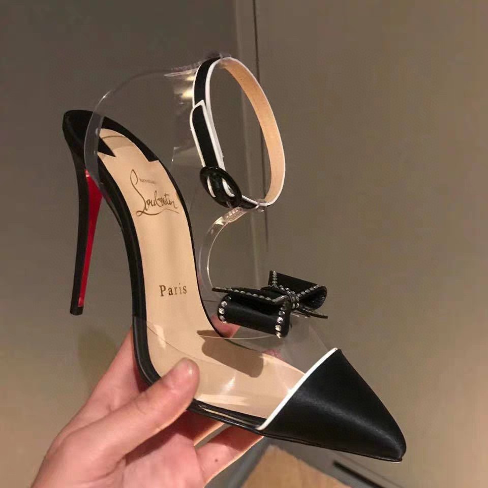 NO:100042,High-end custom sandals classic series!  H10Cm, size 34-42. Customized models are not refundable or exchanged. 9024-Black silk bow Standard European code Reference:9024- Color:black Material:PVC/pure silk Lining:goat leather Heel height:10Cm Sole:leather sole Size:EUR 34-42 (US 4-11):,,christian louboutin,sandals,real silk19860909高端订制 凉鞋 精典款系列！ H10Cm,尺码34－42码.订制款不退不换.9024-黑真丝蝴蝶结 标准欧码 Reference:9024- Color:black Material:PVC/pure silk Lining:goat leather Heel heigh:10Cm Sole:leather sole Size:EUR 34－42（US 4一11) :,,christian louboutin,sandals,real silk,Women's Shoes