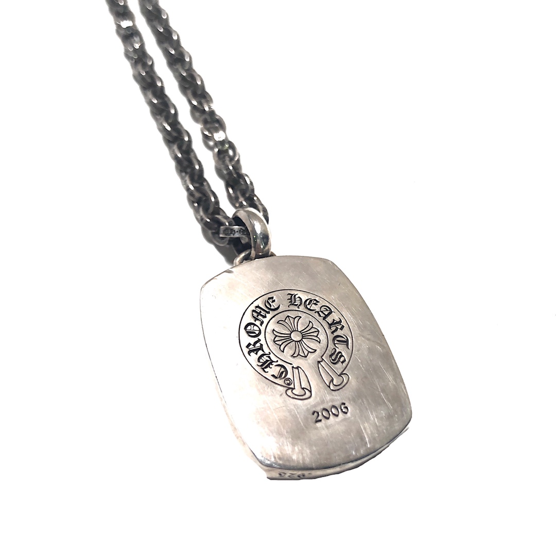 Chrome Hearts 𝐂𝐡𝐫𝐨𝐦𝐞 𝐡𝐞𝐚𝐭𝐬克罗心 蔓藤牌项链