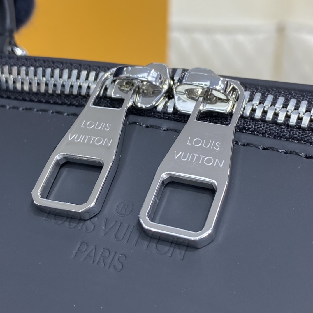 Louis Vuitton LV Porte-Documents Jour Bags Briefcase Black Grid Men Damier Graphite Canvas Casual N48260