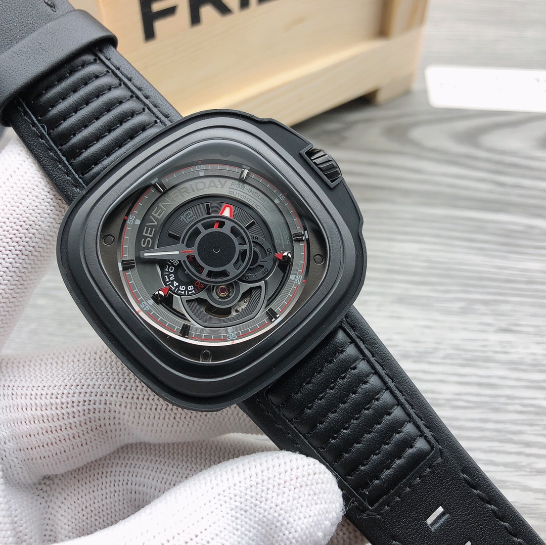 Producido por SJ Orden original Calidad del pedido original SevenFriday 🎮 Modelo: SF-B/01 Tamaño: 47*13 mm Movimiento:…