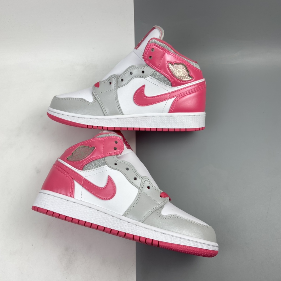 280 Air Jordan 1 Mid AJ1 乔1 中帮百搭休闲运动板鞋 555112-109