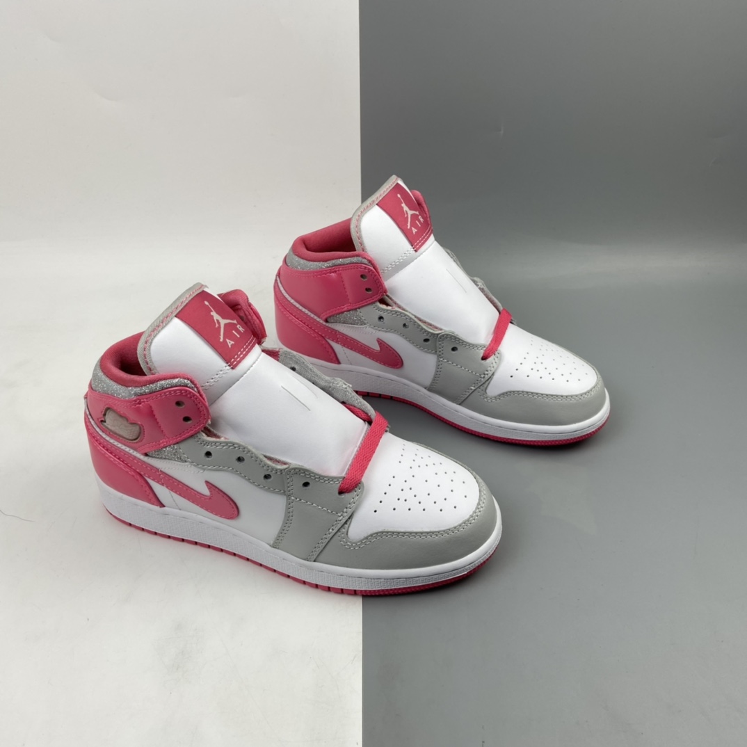 280 Air Jordan 1 Mid AJ1 乔1 中帮百搭休闲运动板鞋 555112-109