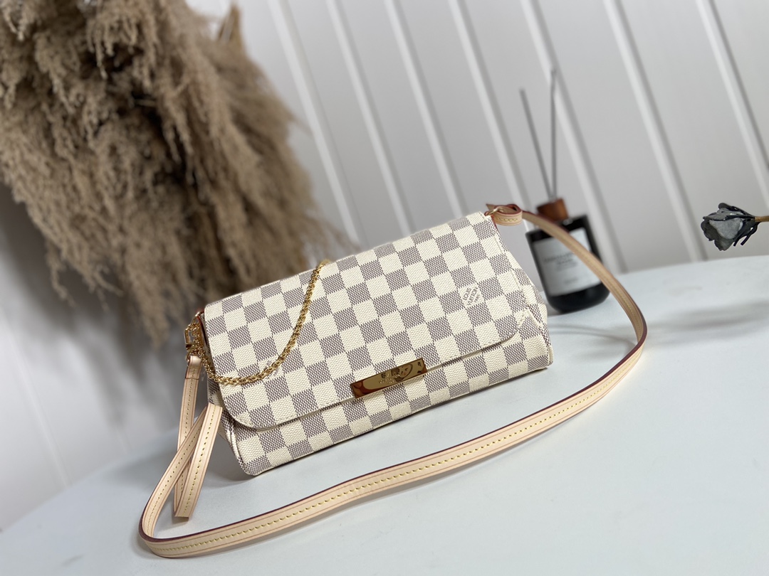 Louis Vuitton Bags Handbags White Damier Azur Canvas M41275