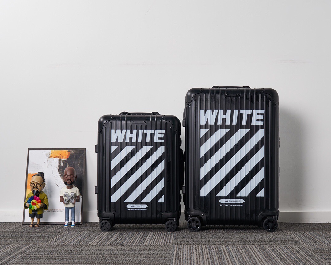Maleta de aluminio de edición conjunta OFF-WHITE X RIMOWA, producto de canal de alta calidad, la mejor versión del merc…