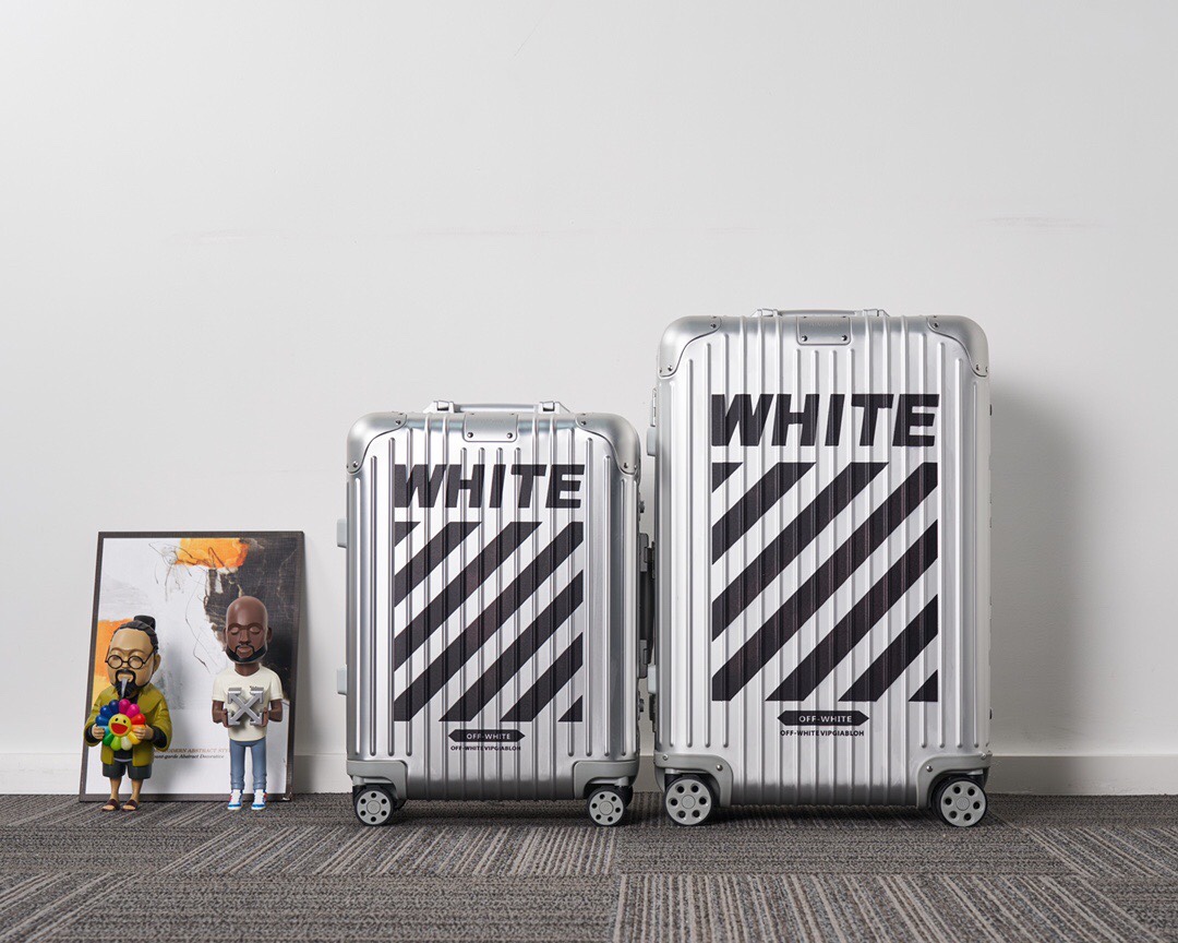 Maleta de aluminio de edición conjunta OFF-WHITE X RIMOWA, producto de canal de alta calidad, la mejor versió…