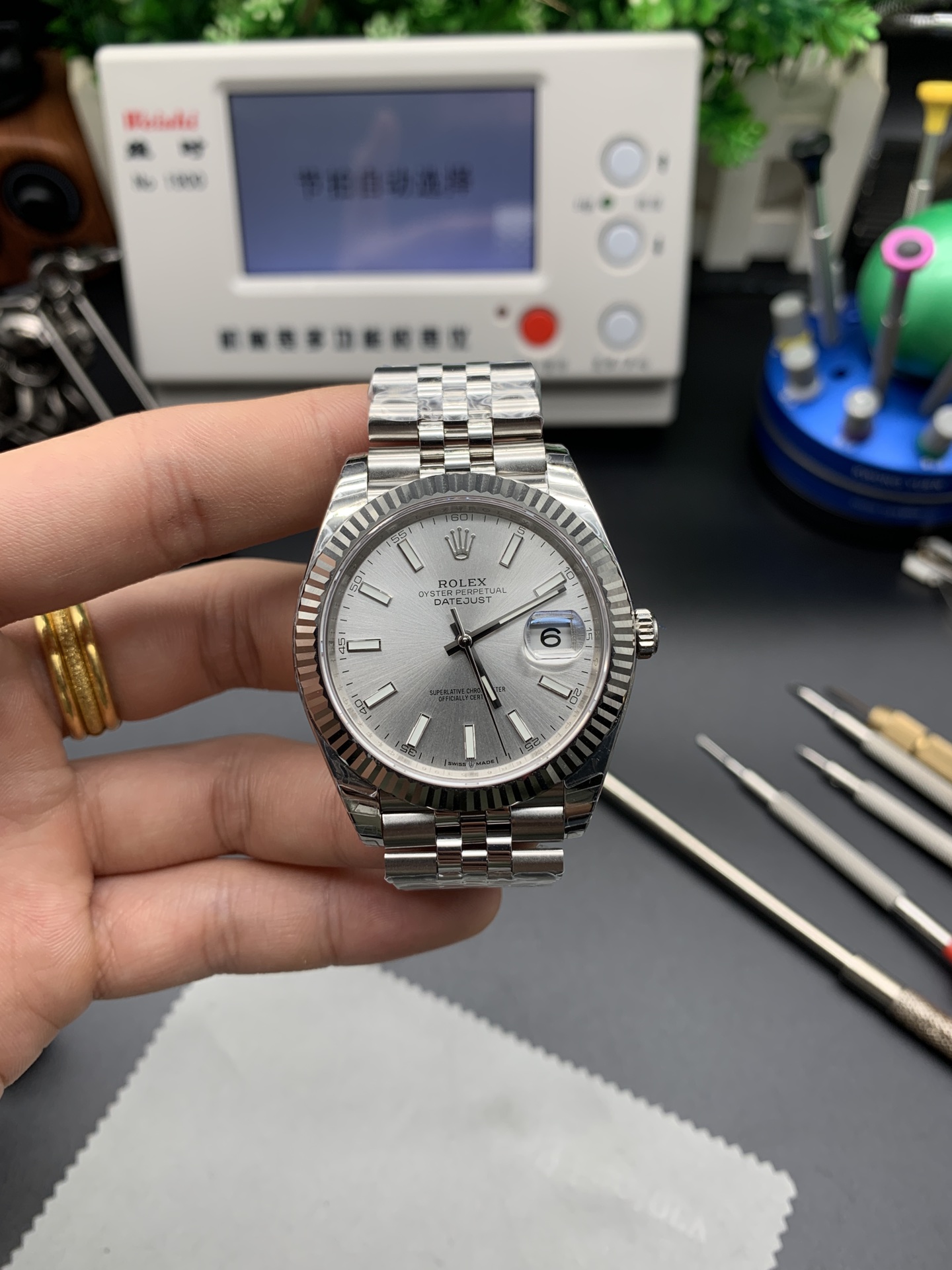 ROLEX ロレックス デイトジャスト シルバーダイヤル-トップクオリティ
