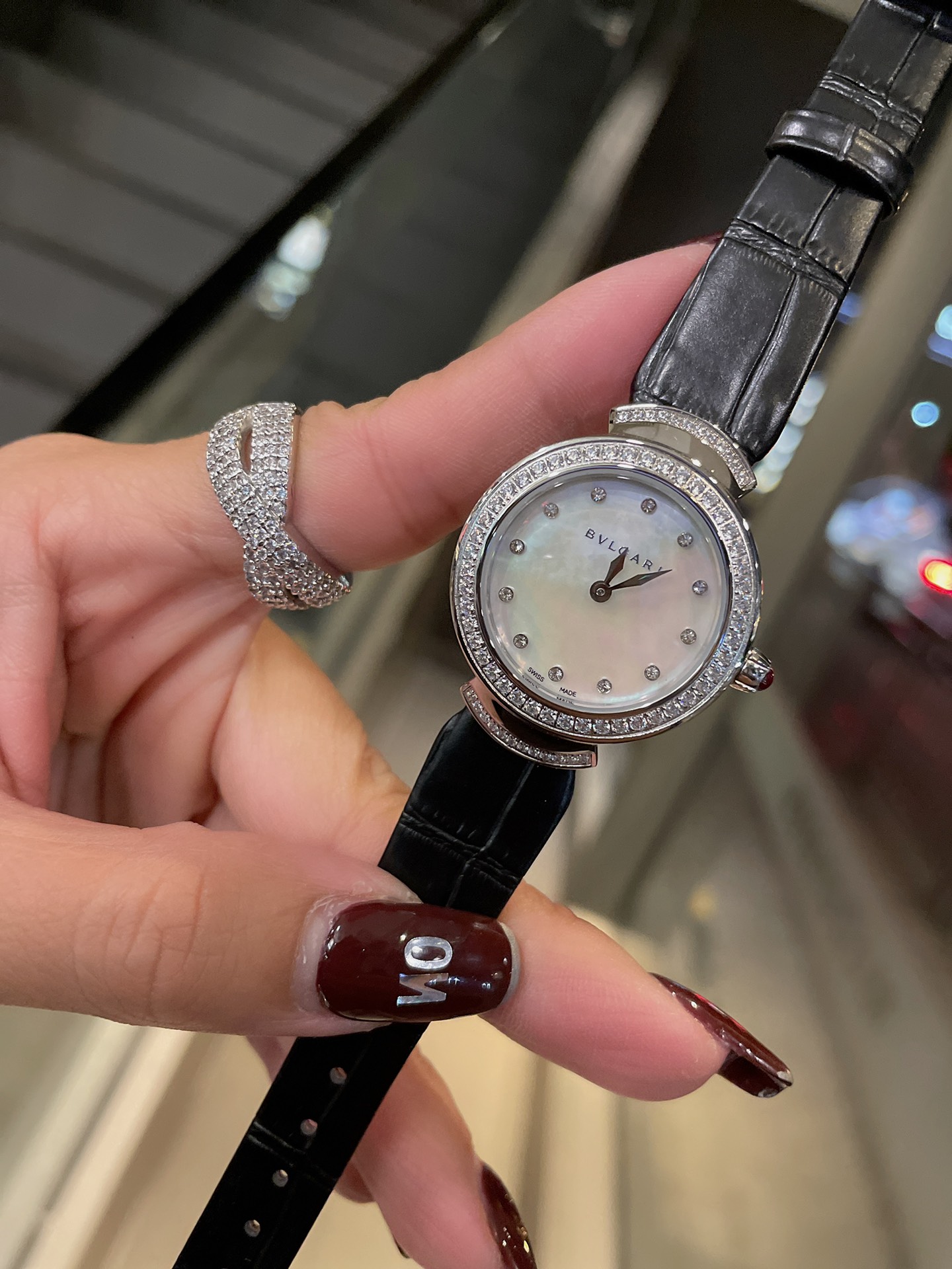 [BVLGARI Watches]9527 White Diamond Belt jinzuanBvLGARI DIVASDREAM series o
