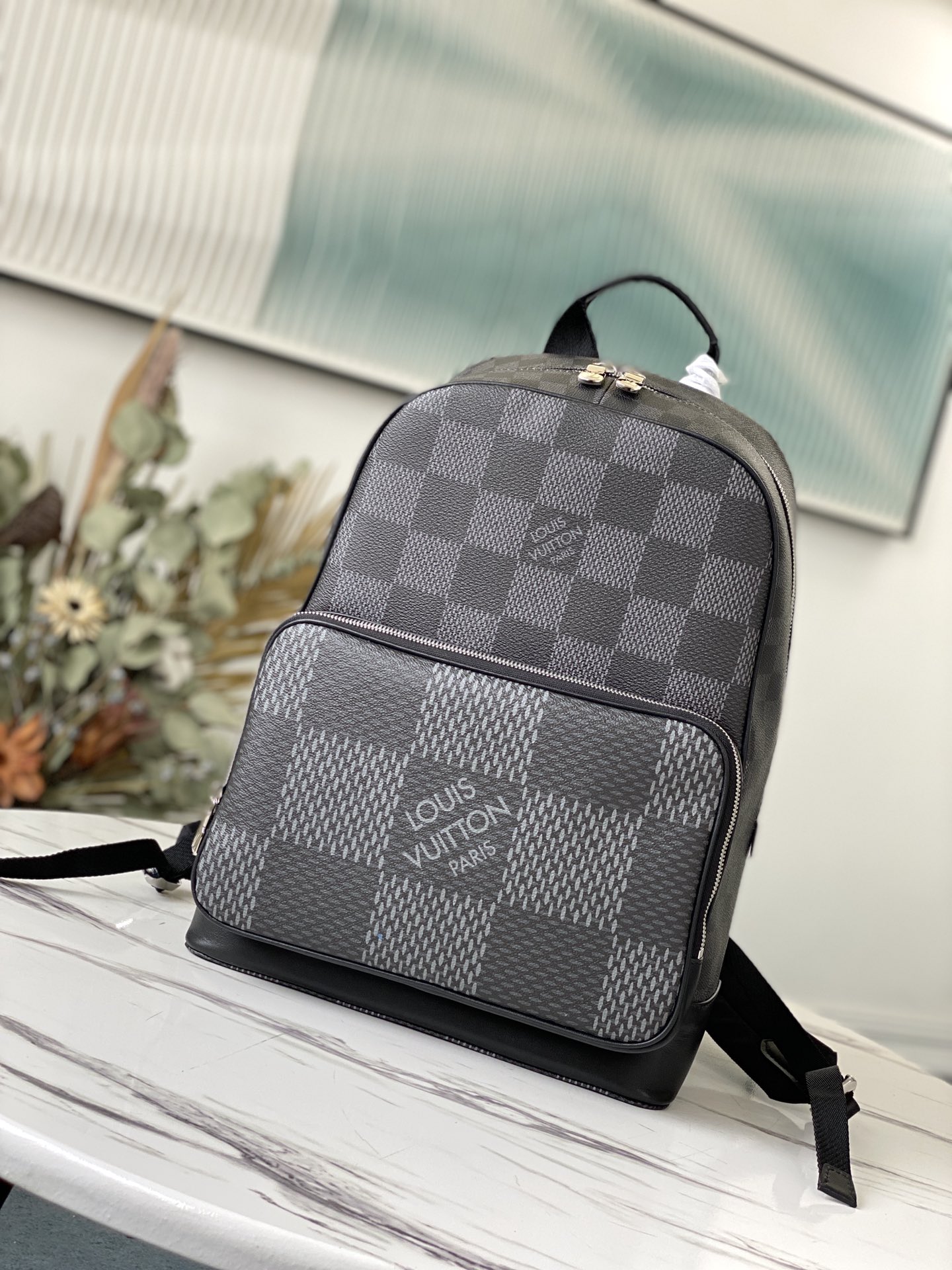 Louis Vuitton Campus Backpack Damier Graphite Canvas - Men - Bags N50009