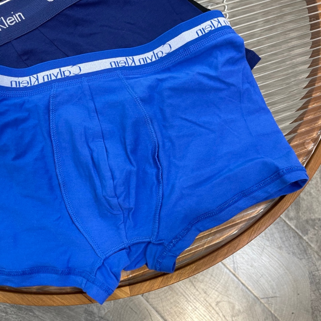 B款男士蓝色系三条装内裤组合✅工厂跟单，面料95%精梳棉✅颜色组合：藏青，深蓝，蓝色✅尺码：S,M,L,