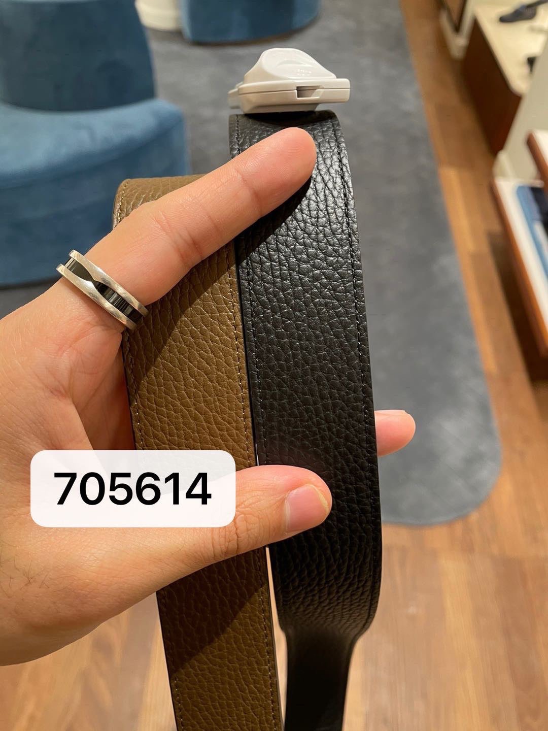 Ferragamo 国现 Ferragamo菲拉格慕 男士皮带 枪色黑棕 双面可用，可自由裁剪 尺码更合身，附件