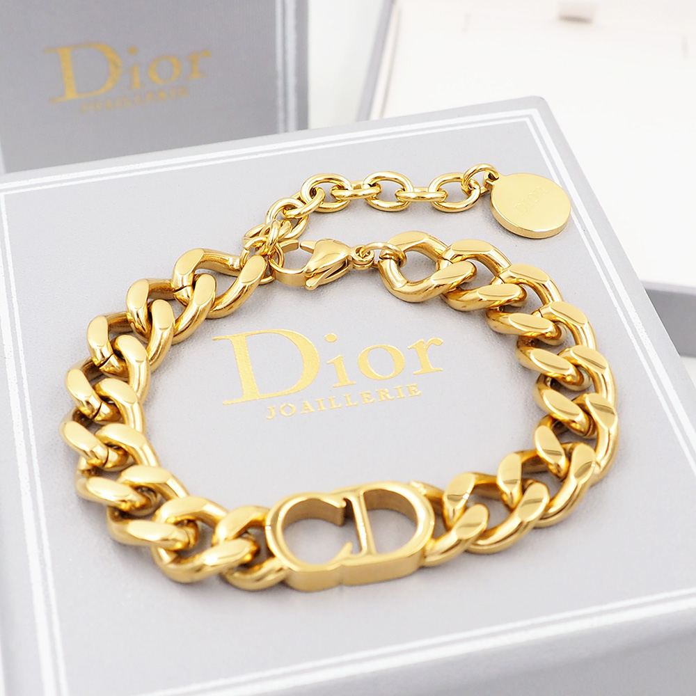 Dior Jewelry Bracelet Gold Silver