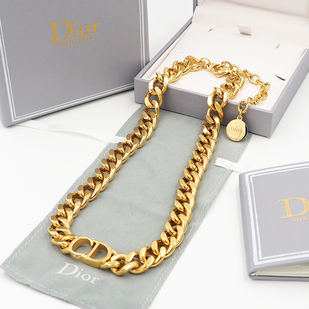 Dior Jewelry Necklaces & Pendants Perfect Quality Designer Replica
 Gold Silver