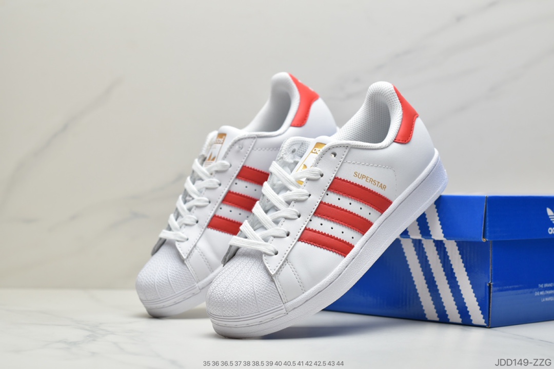 Adidas Superstar W Shell Toe Faux Top Layer Soft Blue Sole Casual Sneakers