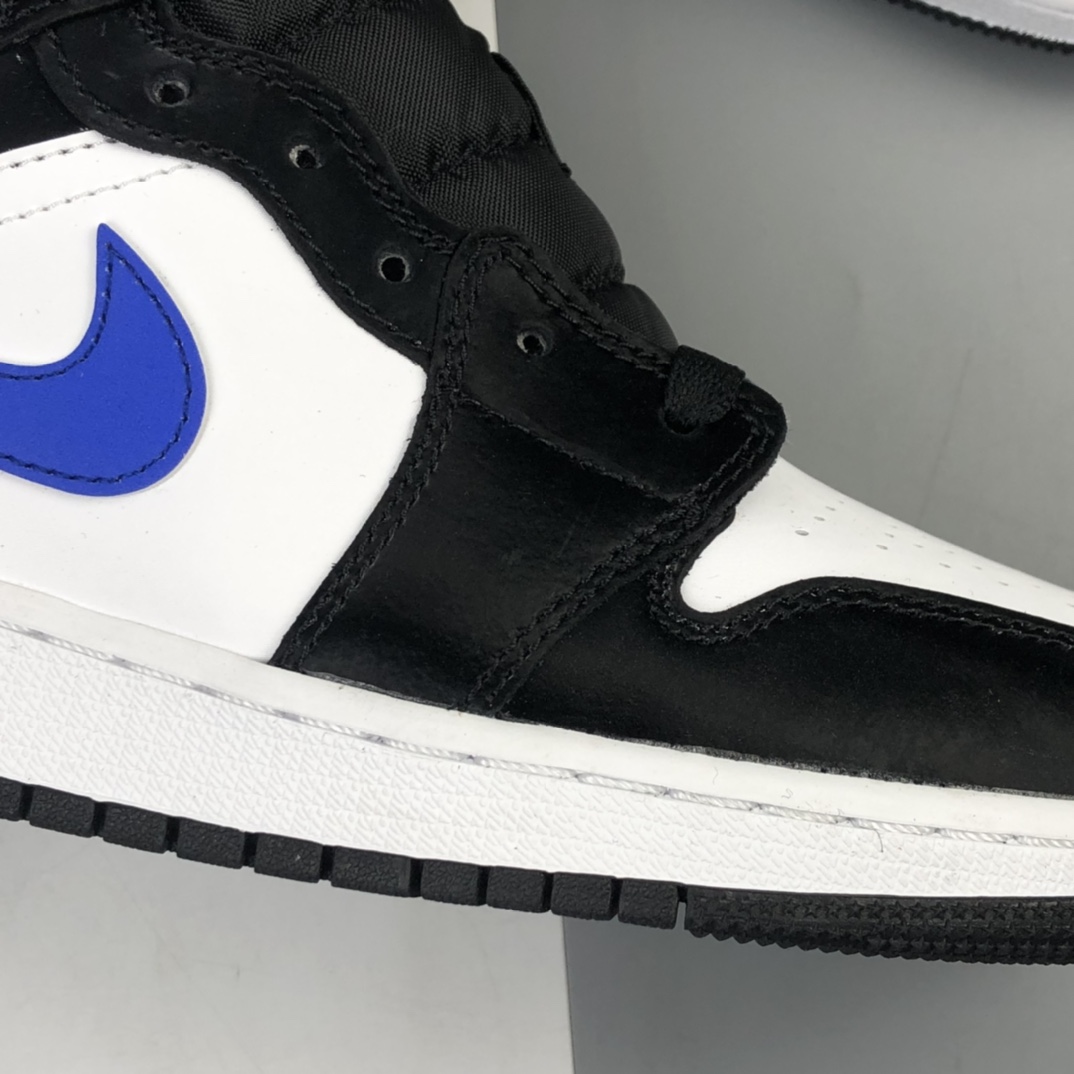 280 Air Jordan 1 Mid“Astronomy Blue”（GS）AJ1 乔1 中帮百搭休闲运动板鞋 黑白蓝 蓝熊猫 554725-084