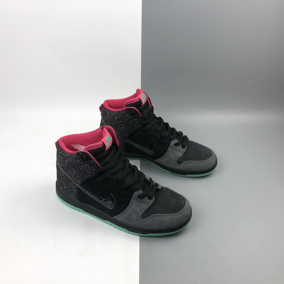 360 Nike SB Dunk High Premium AE QS 北极光 高帮滑板鞋 313171-063
