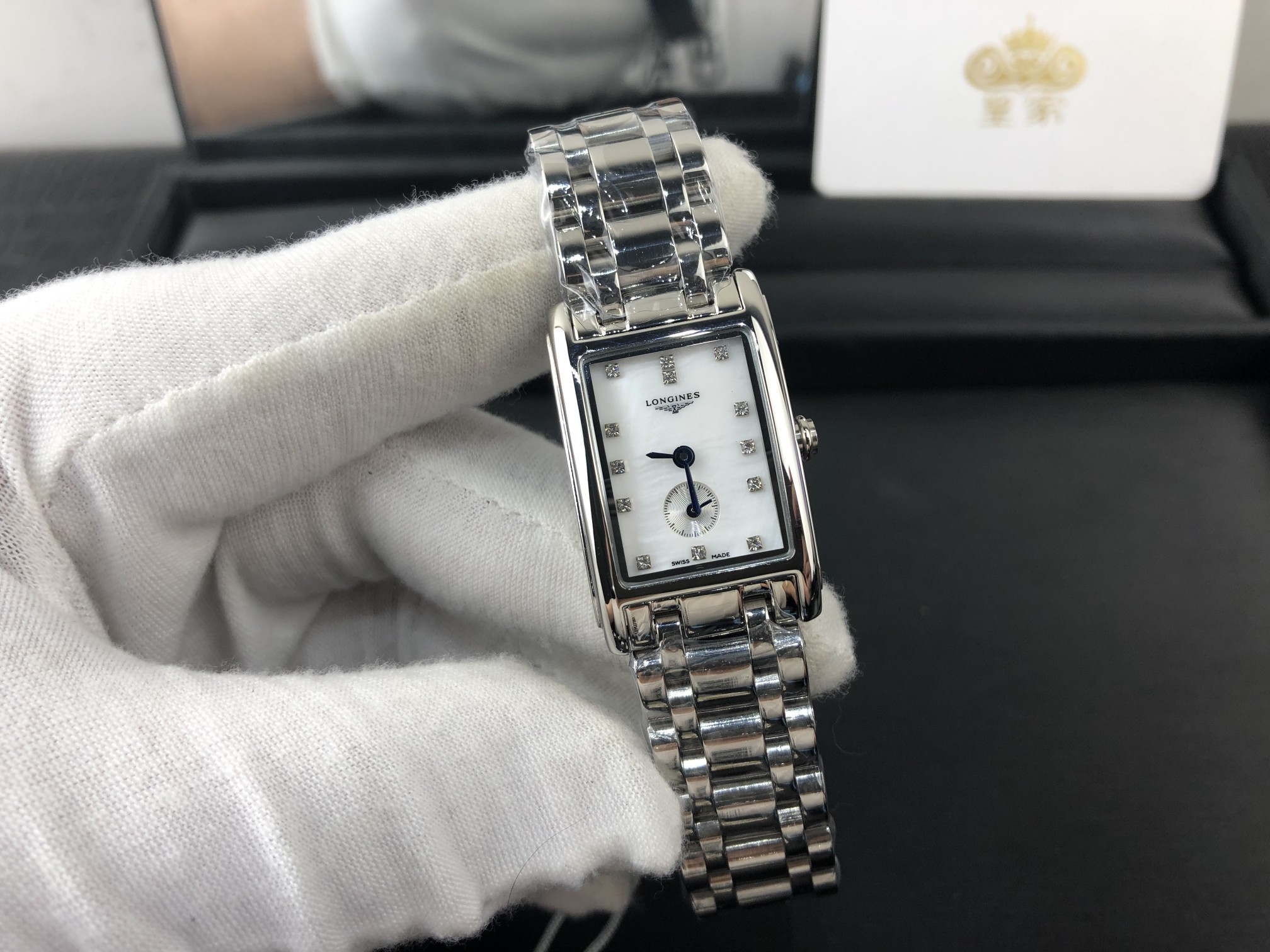 Longines 皇家 浪琴黛卓维纳系列女表钢带款