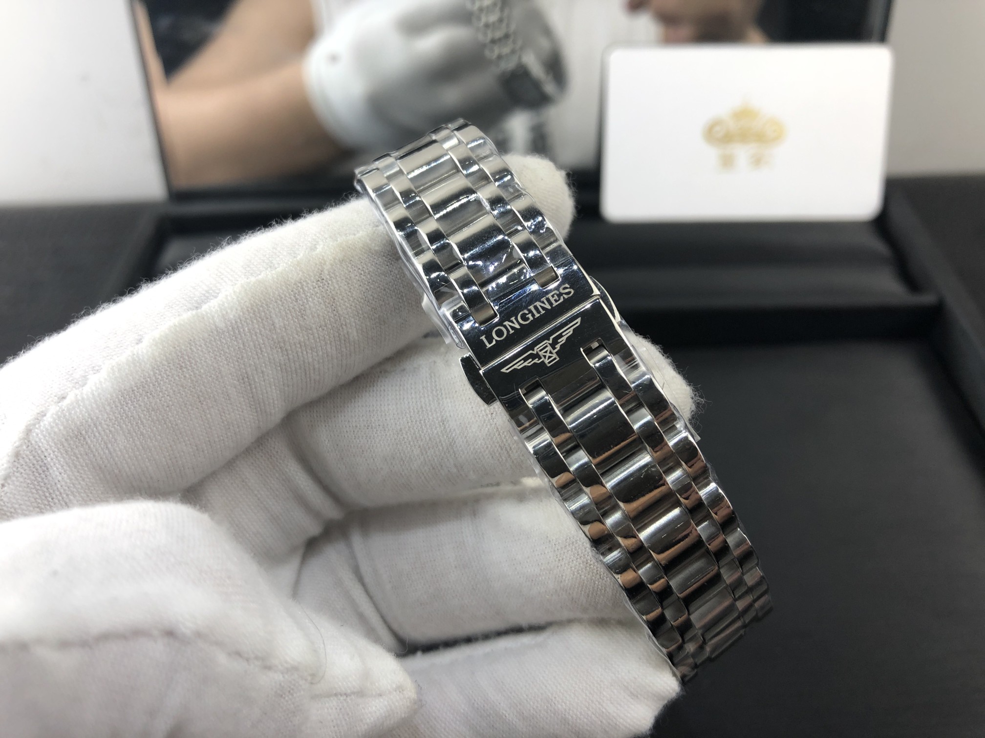 Longines 皇家 浪琴黛卓维纳系列女表钢带款