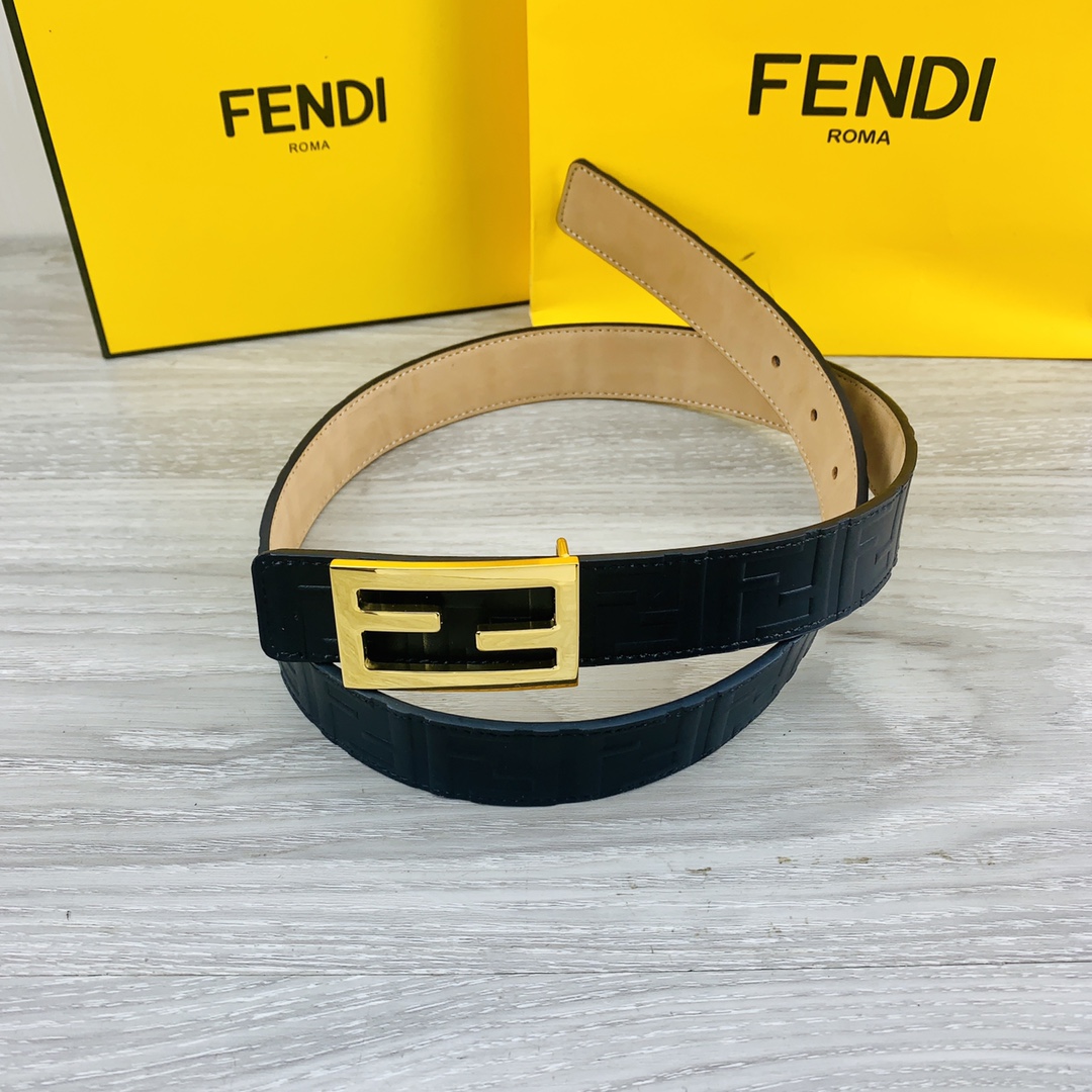 [Fendi Belts]Width 30mmFENDl Fendi counter same model Women