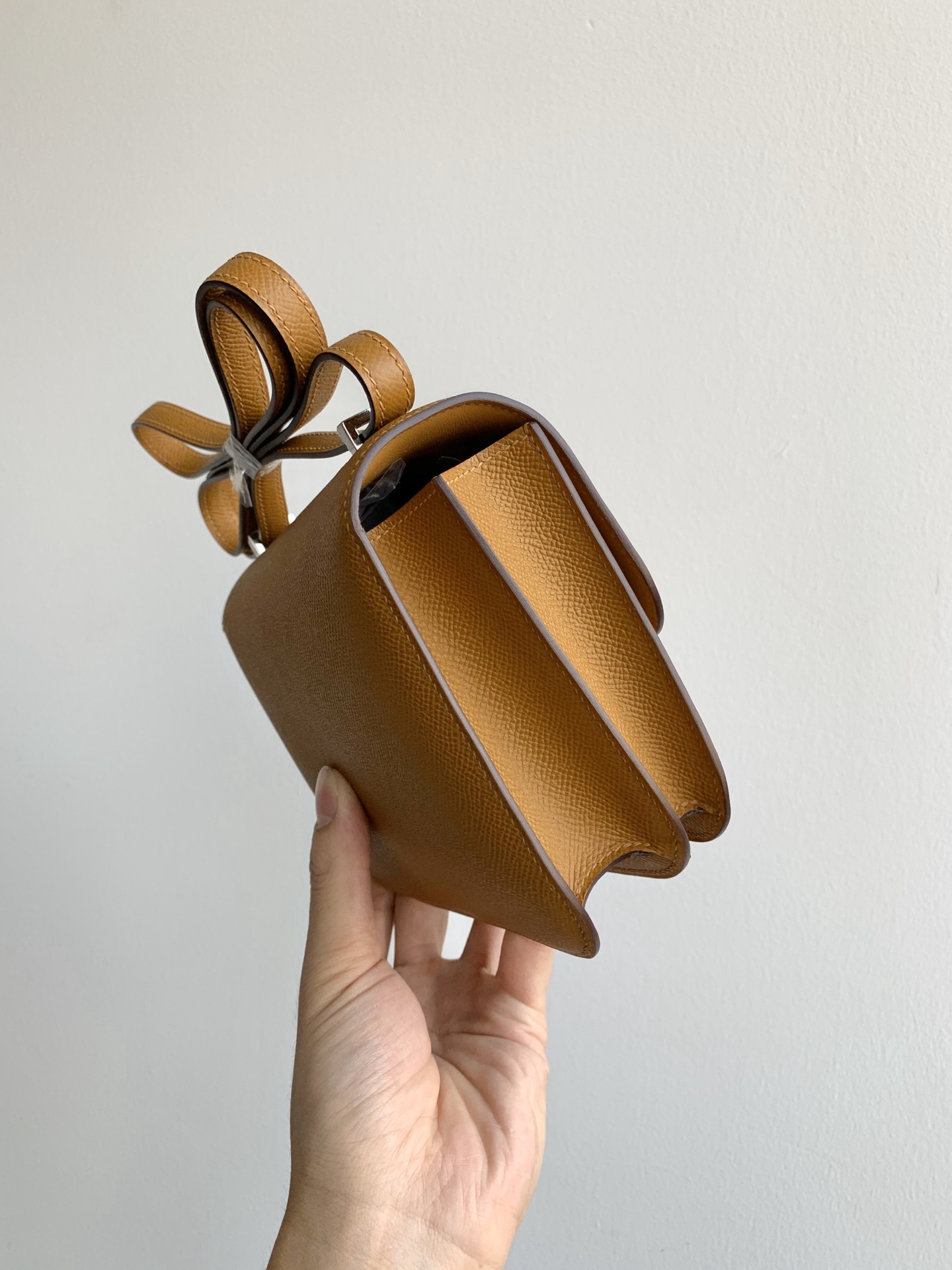 Hermès Constance 19 ep [Sesame color] Silver buckle