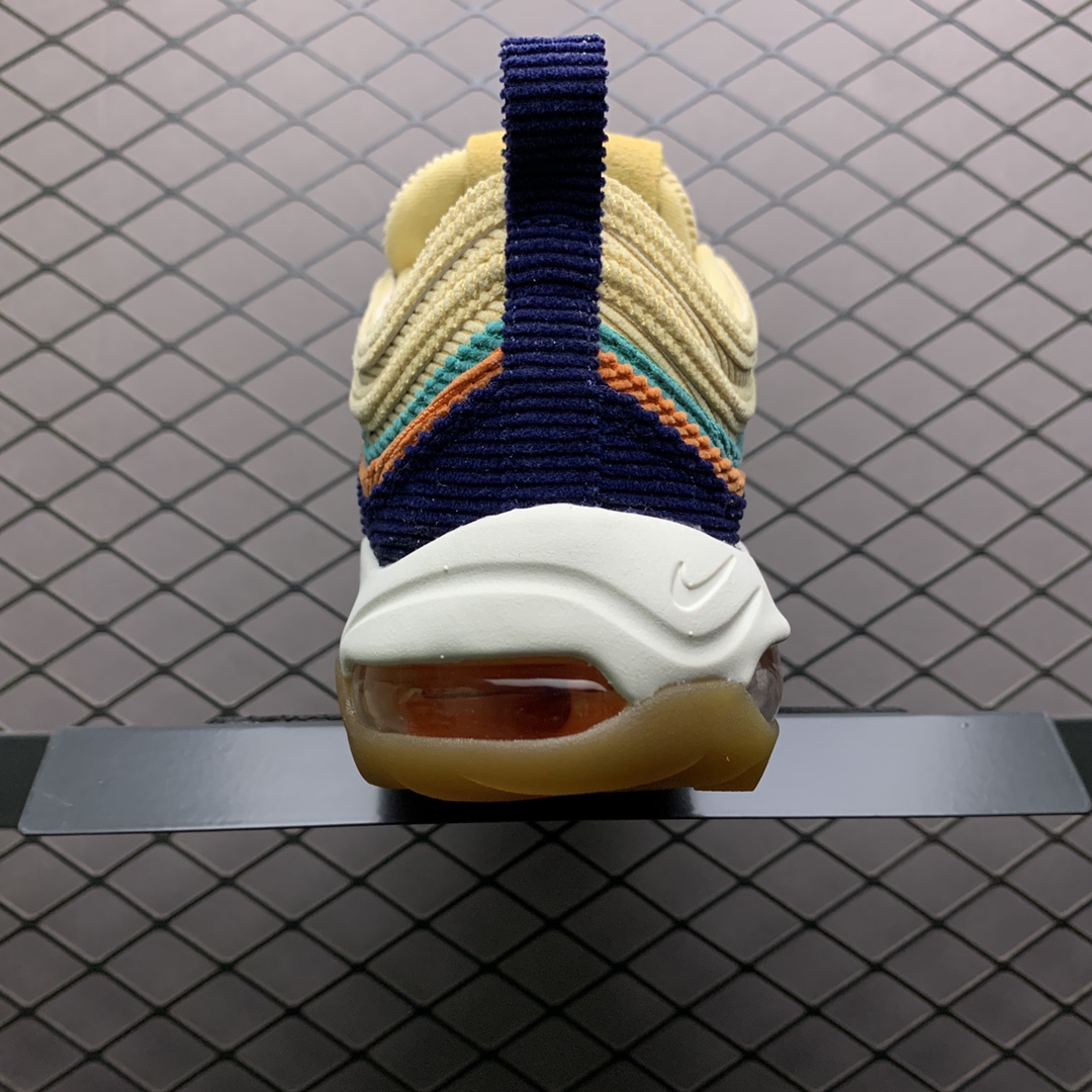 260 Nike Air Max 97 美国公开赛 ’Wing it’ 高尔夫细节 灯芯绒子弹全掌气垫复古运动鞋 CJ0563-400