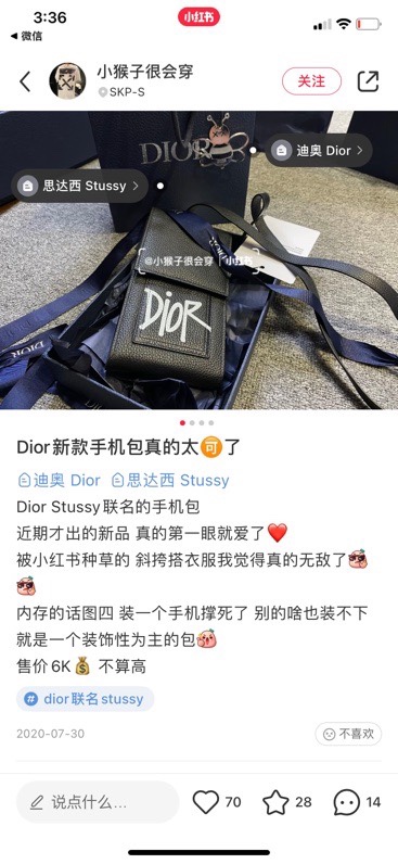 Dior Crossbody & Shoulder Bags Mini Bags Black White Men