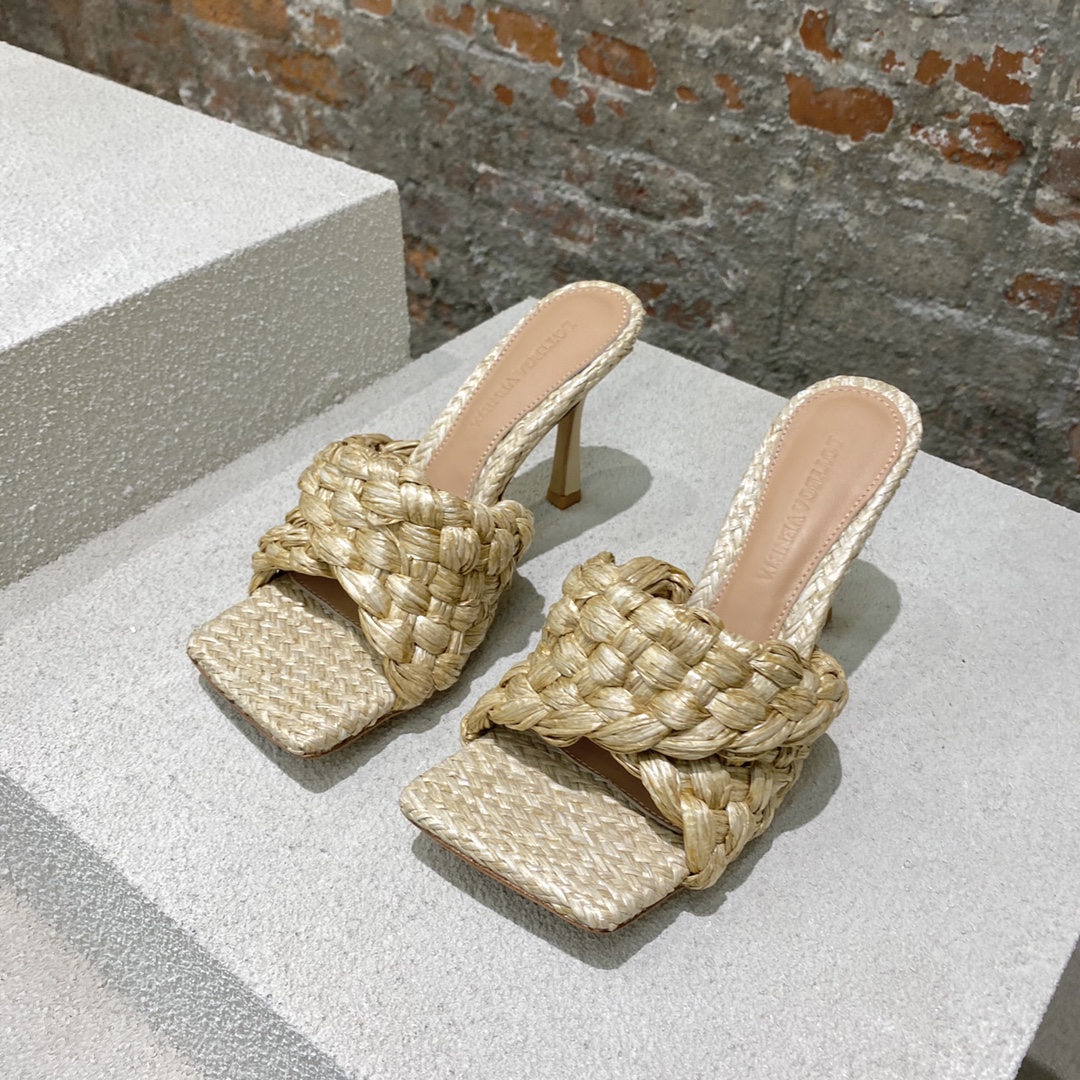 Bottega Veneta Zapatos de tacón alto Sandalias Tejido