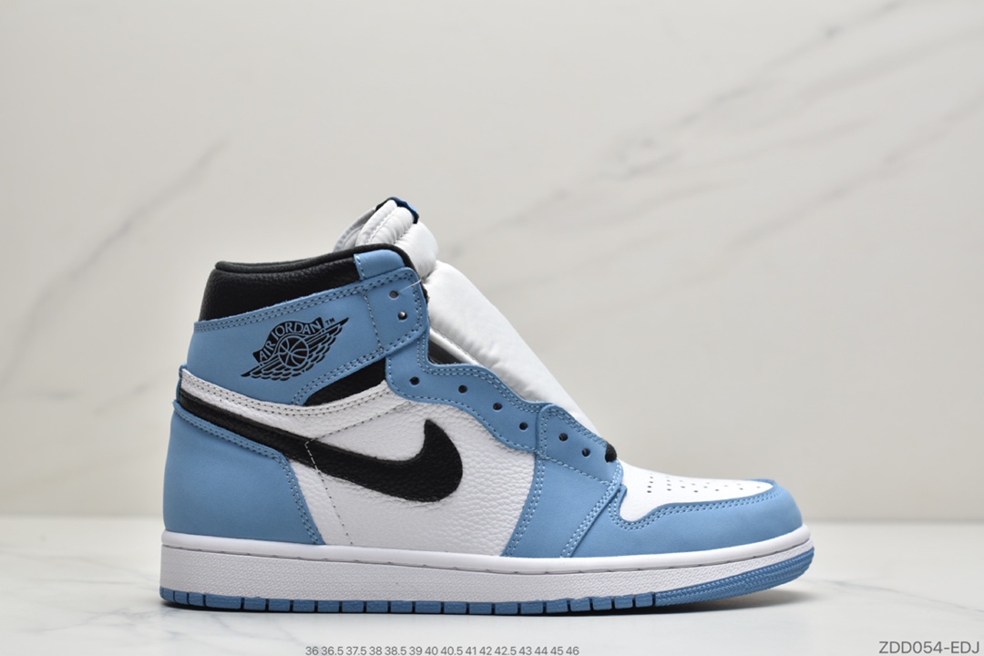 240 Air Jordan 1 Retro High OG”Obsidian”AJ1乔丹一代高帮百搭文化运动篮球鞋“黑曜石校园蓝北卡蓝”555088-140