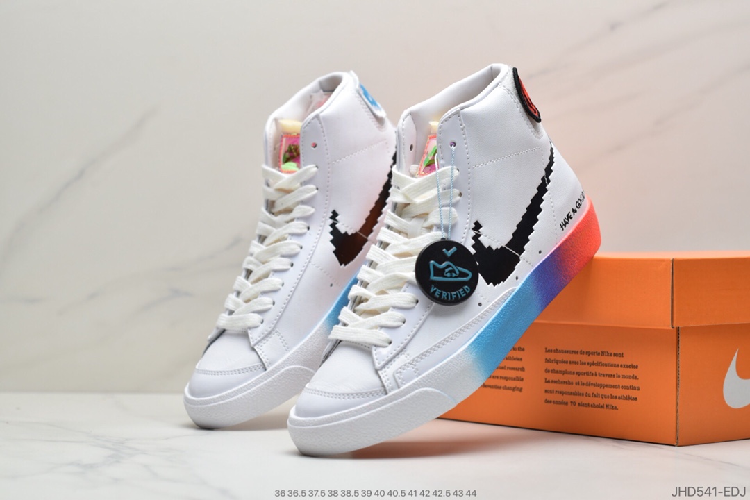 190  耐克Nike Blazer Mid ’77 Infinite 灰白 经典开拓者中帮百搭休闲运动板鞋