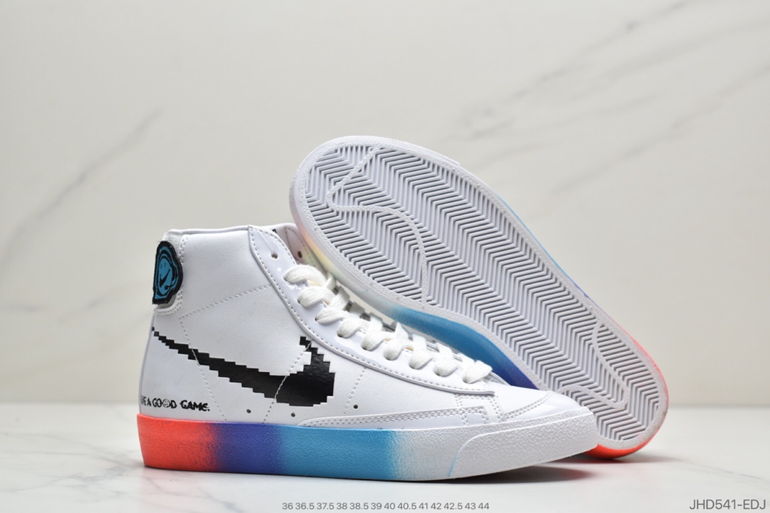 190  耐克Nike Blazer Mid ’77 Infinite 灰白 经典开拓者中帮百搭休闲运动板鞋