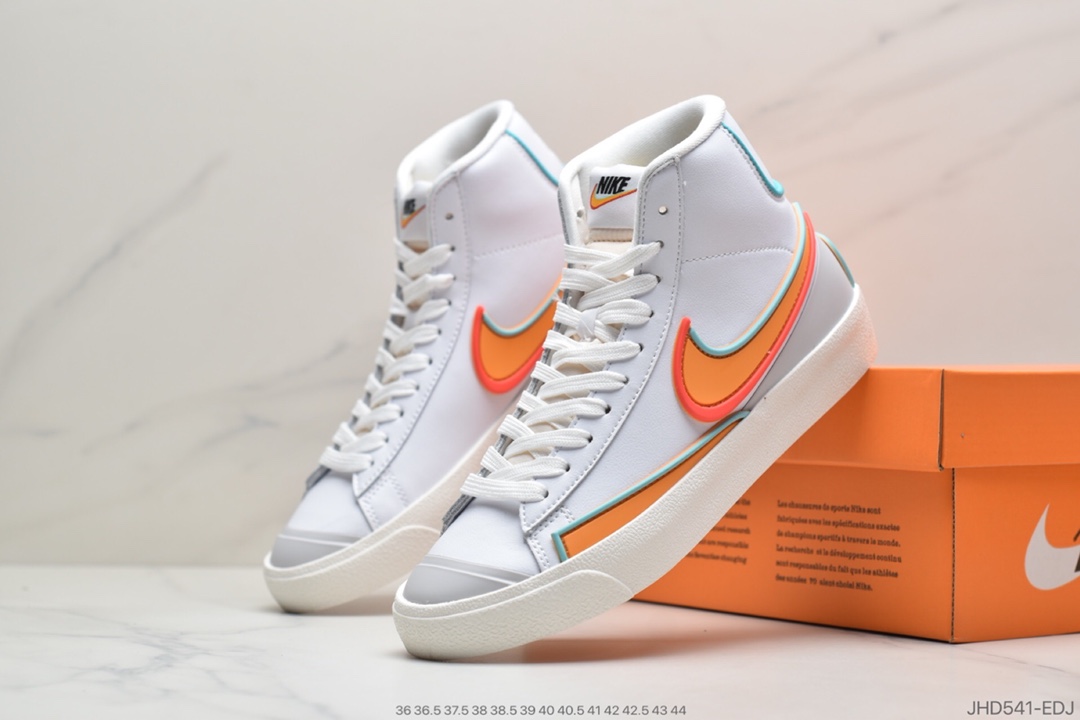 190  耐克Nike Blazer Mid ’77 Infinite 灰白 经典开拓者中帮百搭休闲运动板鞋