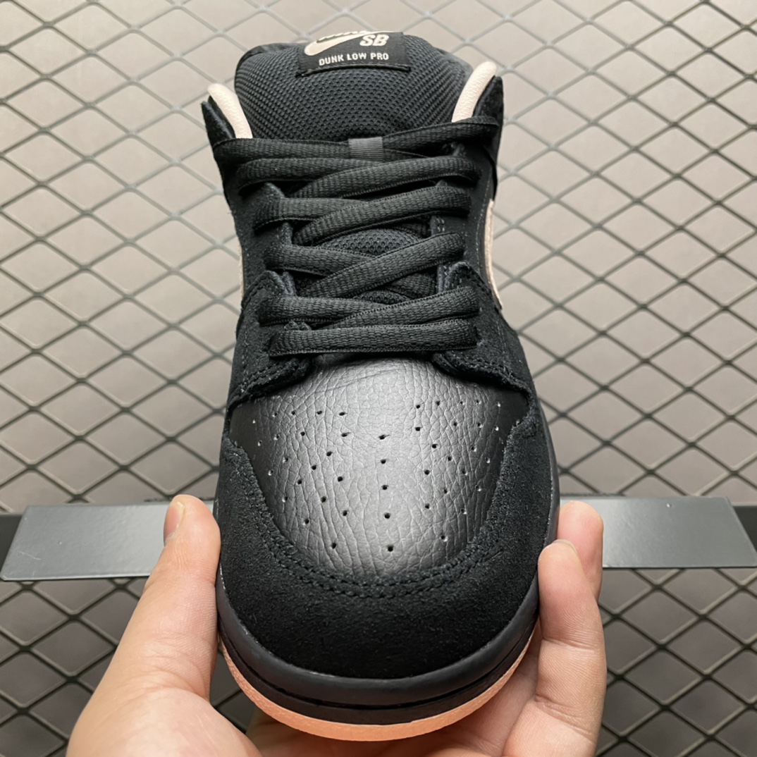 340 纯原版本 Nike SB Dunk 运动休闲滑板鞋 黑粉 BQ6817-003